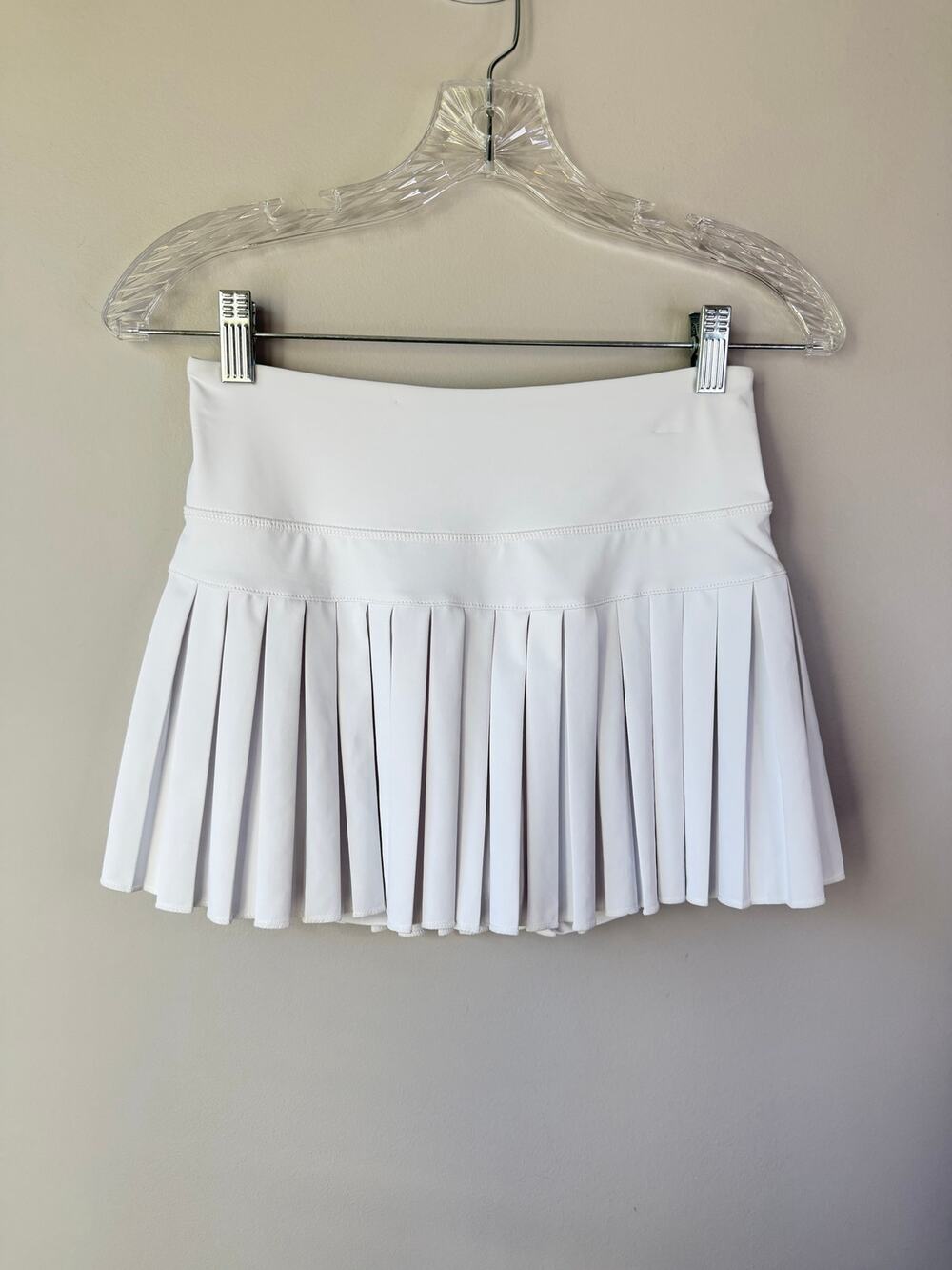 Gold Hinge Size S Pleated Tennis Skirt "Off-White" Skort Pickleball